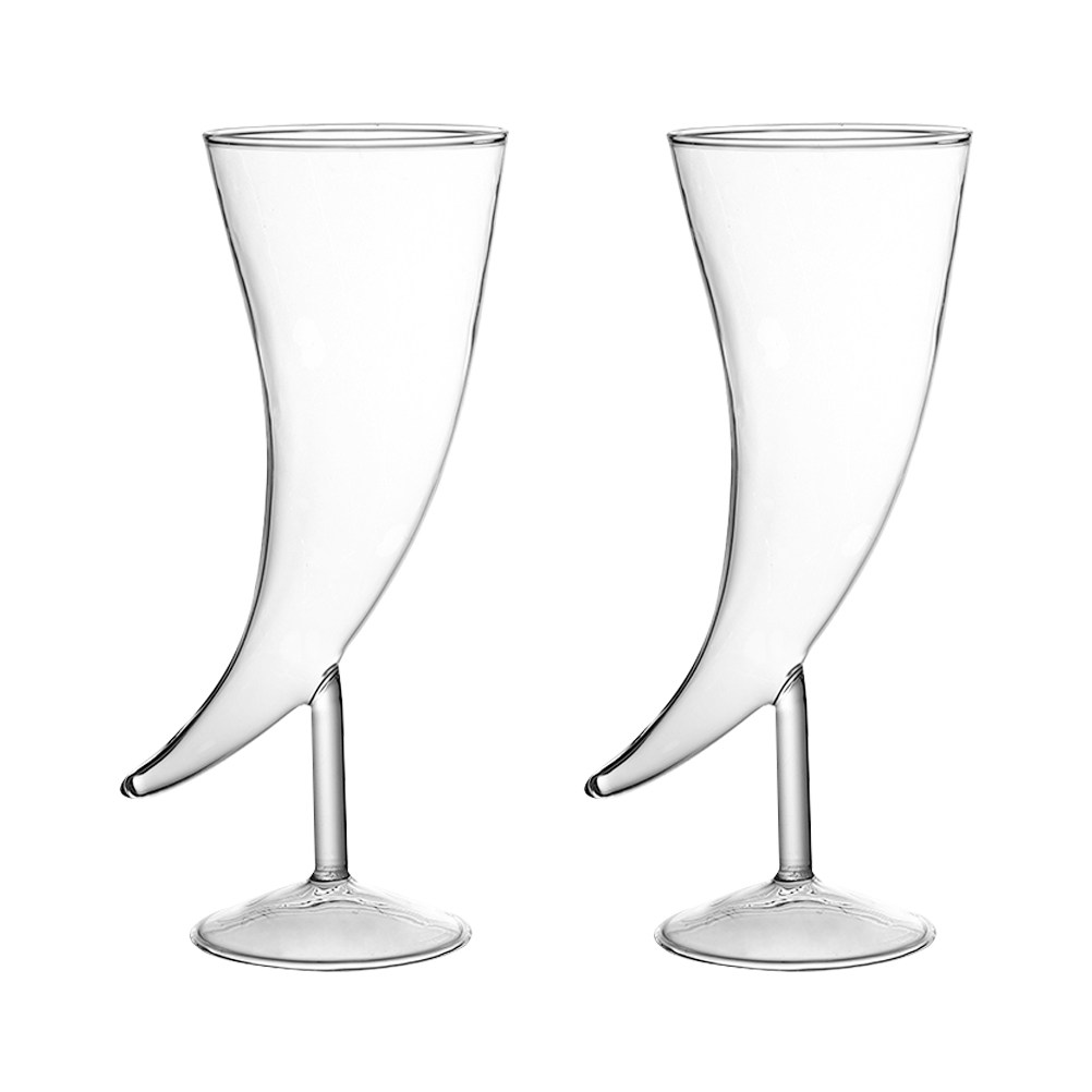 Home Bar Set - 2 Buah Set Gelas Koktail dengan