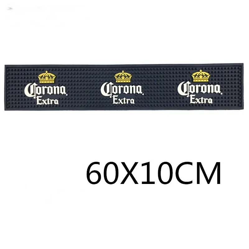 Bar Mat Rubber - Alas Meja Bar 60*10cm, Warna Biru