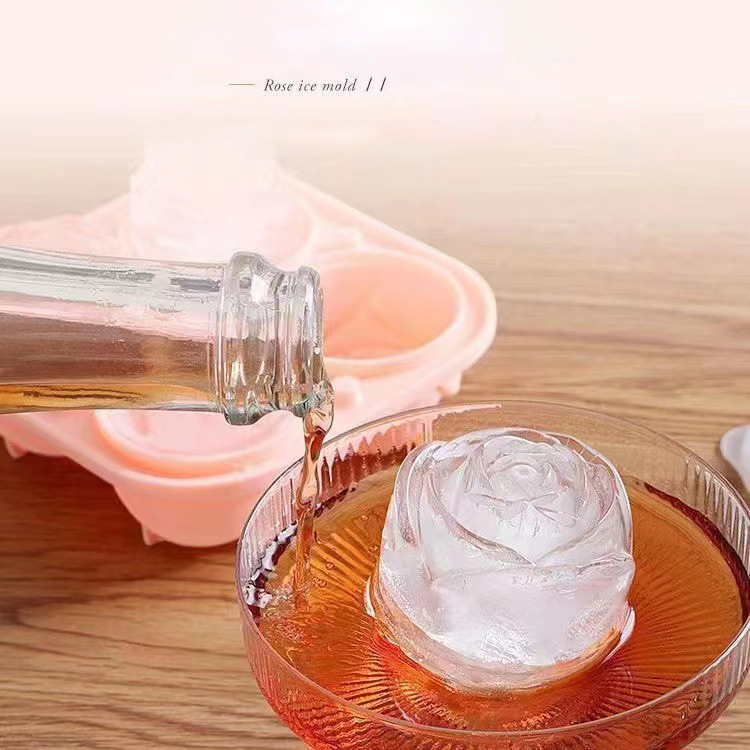 Cetakan es mawar 3D 4 lubang b - Ice Mold Sphere ulasan dan harga